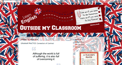 Desktop Screenshot of outsidemyclassroom.blogspot.com