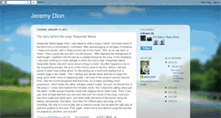 Desktop Screenshot of jeremydion.blogspot.com