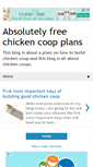 Mobile Screenshot of absolutely-free-chicken-coop-plans.blogspot.com