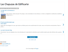 Tablet Screenshot of chapuzasedificarte.blogspot.com