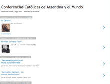 Tablet Screenshot of conferencias-catolicas.blogspot.com