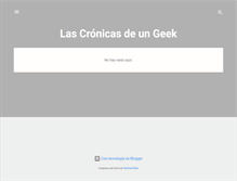 Tablet Screenshot of lascronicasdeungeek.blogspot.com