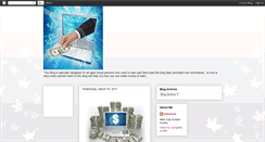 Desktop Screenshot of newayearning.blogspot.com