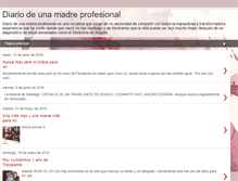 Tablet Screenshot of diariodeunamadreprofesional.blogspot.com