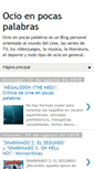 Mobile Screenshot of ocioenpocaspalabras.blogspot.com
