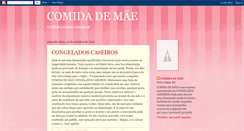 Desktop Screenshot of comidademaecongeladoscaseiros.blogspot.com