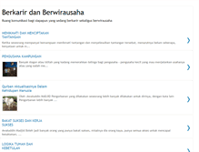 Tablet Screenshot of berkarirdanberwirausaha.blogspot.com