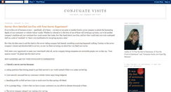 Desktop Screenshot of conjugatevisits.blogspot.com