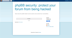 Desktop Screenshot of hackedphpbb.blogspot.com