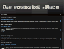 Tablet Screenshot of explosiondream.blogspot.com