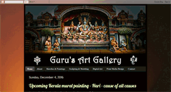 Desktop Screenshot of gurusartgallery.blogspot.com