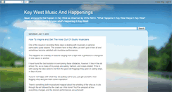 Desktop Screenshot of keywestmusic.blogspot.com