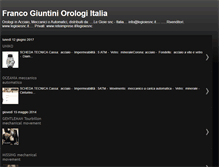 Tablet Screenshot of giuntiniwatches.blogspot.com