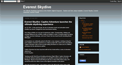 Desktop Screenshot of everest-skydive.blogspot.com