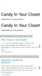 Mobile Screenshot of candyinyourcloset.blogspot.com