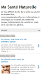 Mobile Screenshot of masantenaturelle.blogspot.com