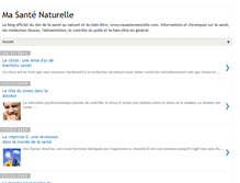 Tablet Screenshot of masantenaturelle.blogspot.com