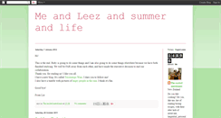 Desktop Screenshot of meandleez.blogspot.com