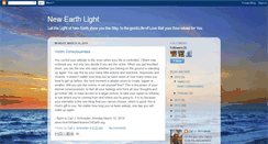 Desktop Screenshot of newearthlight.blogspot.com