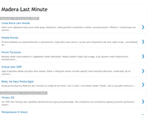 Tablet Screenshot of madera-last-minute-i4n.blogspot.com