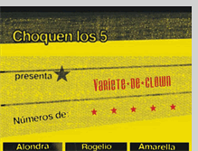 Tablet Screenshot of choquenloscinco.blogspot.com