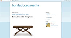 Desktop Screenshot of bonitadocepimenta.blogspot.com