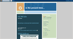 Desktop Screenshot of inthepresenttime.blogspot.com