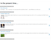 Tablet Screenshot of inthepresenttime.blogspot.com