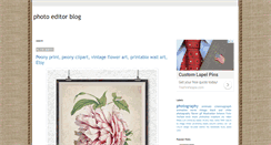 Desktop Screenshot of photo-editor-blog.blogspot.com