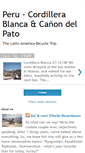 Mobile Screenshot of latinamericabicycletripperucordillera.blogspot.com