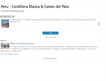 Tablet Screenshot of latinamericabicycletripperucordillera.blogspot.com