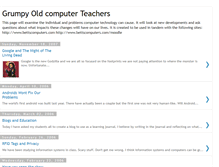 Tablet Screenshot of grumpyoldcomputerteachers.blogspot.com