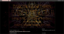 Desktop Screenshot of darkangelsgathering.blogspot.com