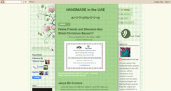 Desktop Screenshot of handmadeuae.blogspot.com