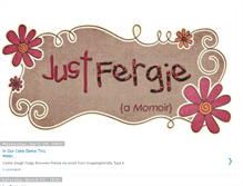 Tablet Screenshot of justfergie.blogspot.com