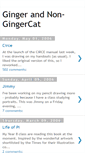 Mobile Screenshot of gingerandnon-gingercat.blogspot.com