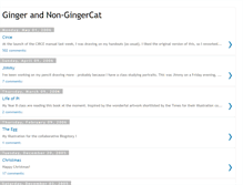 Tablet Screenshot of gingerandnon-gingercat.blogspot.com