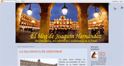 Desktop Screenshot of elblogdejoaquinhernandez.blogspot.com