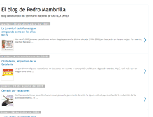 Tablet Screenshot of blogdepedromambrilla.blogspot.com