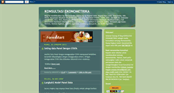 Desktop Screenshot of forum-ekonometrika.blogspot.com