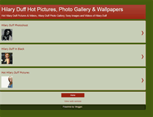 Tablet Screenshot of hothilaryduffpics.blogspot.com
