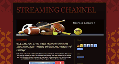 Desktop Screenshot of live-streaming-channel.blogspot.com