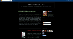 Desktop Screenshot of impassionedlife.blogspot.com