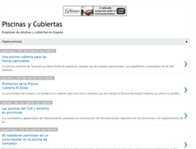 Tablet Screenshot of piscinasycubiertas.blogspot.com
