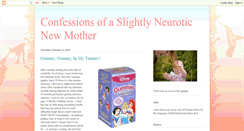 Desktop Screenshot of confessionsofanewmother.blogspot.com