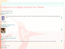 Tablet Screenshot of confessionsofanewmother.blogspot.com