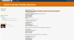 Desktop Screenshot of comriefamilyreunion.blogspot.com