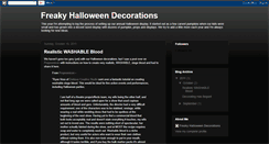 Desktop Screenshot of freakyhalloweendecorations.blogspot.com