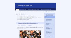 Desktop Screenshot of celebritysixpackabs.blogspot.com