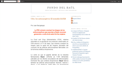 Desktop Screenshot of fondodelbaul.blogspot.com